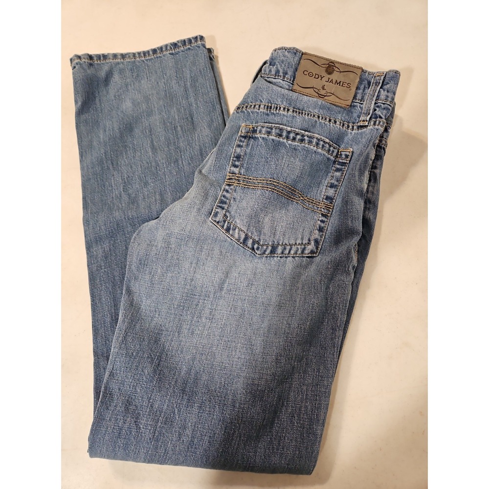 Cody James Jeans Mens 33Wx34L Blue Stretch Denim 5-Pocket EUC (1971